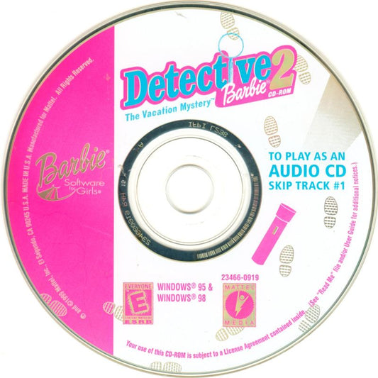 Detective Barbie 2 Vacation Mystery Microsoft Windows PC CD-PC Gamez USA