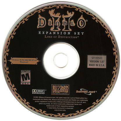 Diablo II - Lord Of Destruction Microsoft Windows PC CD-PC Gamez USA