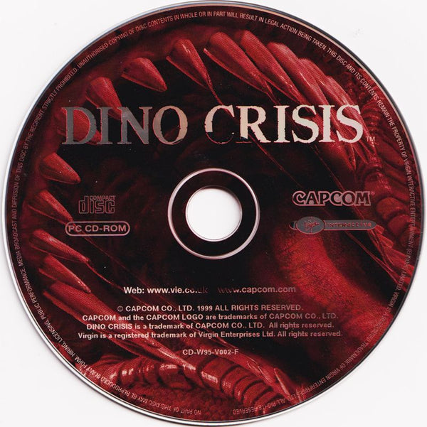 Dino Crisis Microsoft Windows PC CD-PC Gamez USA