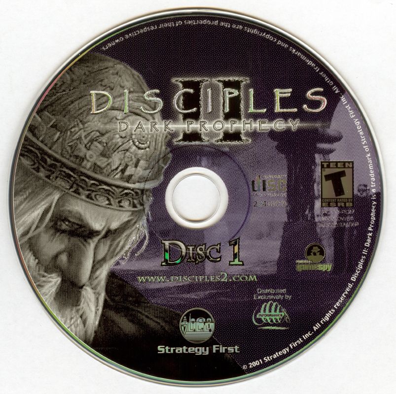 Disciples II Dark Prophecy Disc 1-2 Microsoft Windows PC CD-PC Gamez USA