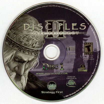 Disciples II Dark Prophecy Disc 1-2 Microsoft Windows PC CD-PC Gamez USA