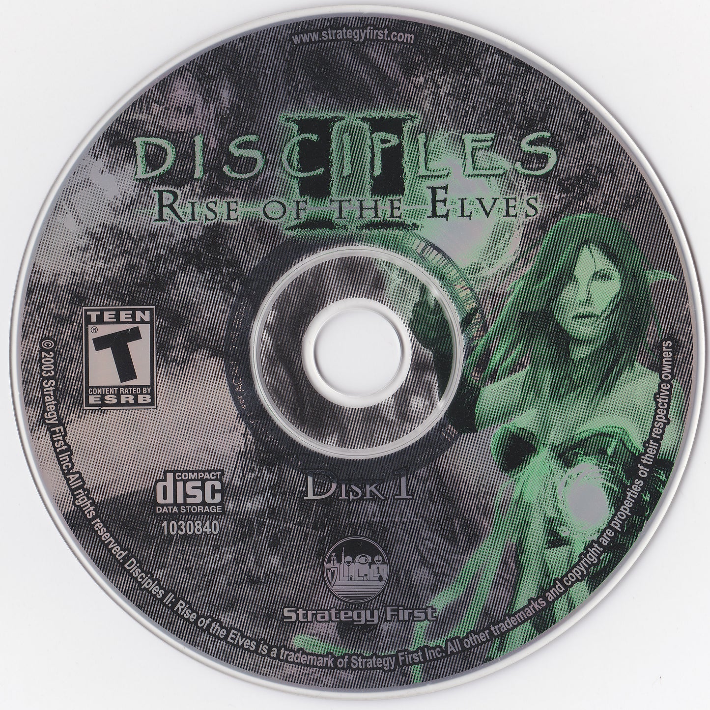 Disciples II Rise of The Elves Disc 1 Microsoft Windows PC CD-PC Gamez USA