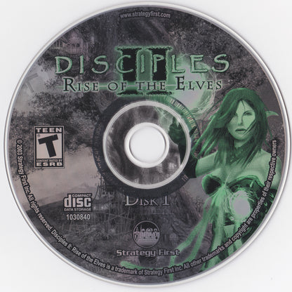 Disciples II Rise of The Elves Disc 1 Microsoft Windows PC CD-PC Gamez USA