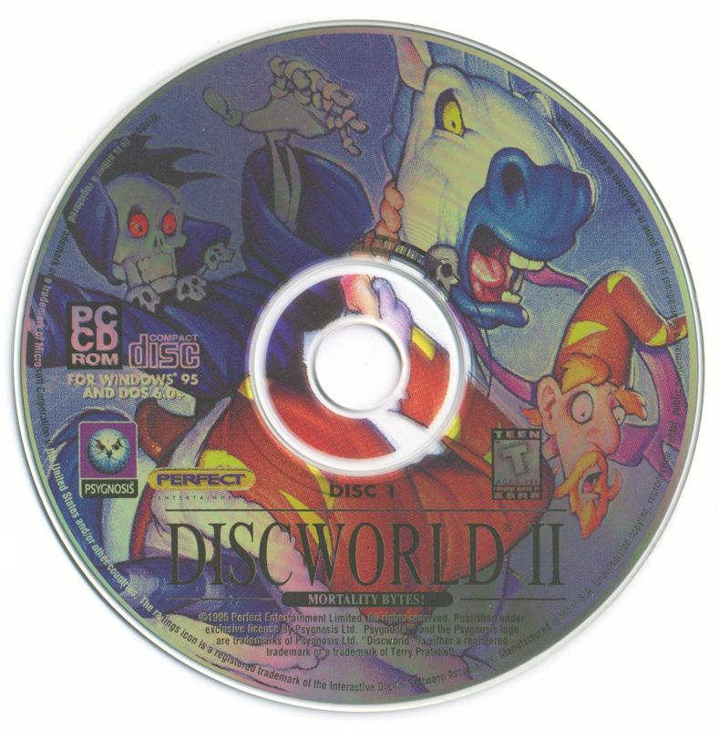 Discworld II Mortality Bytes! Microsoft Windows PC CD-PC Gamez USA