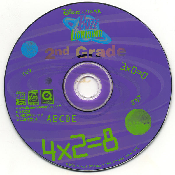 Disney Buzz Lightyear 2nd Grade Microsoft Windows PC CD by PC Gamez USA