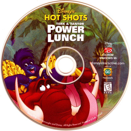 Disney Hot Shots Disney's Terk Tantor Power Lunch Microsoft Windows PC CD-PC Gamez USA