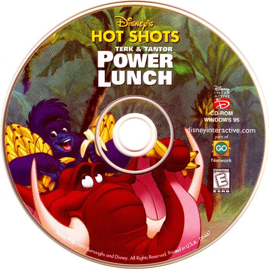 Disney Hot Shots Disney's Terk Tantor Power Lunch Microsoft Windows PC CD-PC Gamez USA