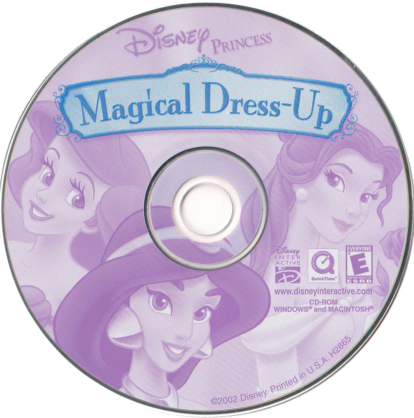 Disney Princess Magical Dress Up Microsoft Windows PC CD-PC Gamez USA