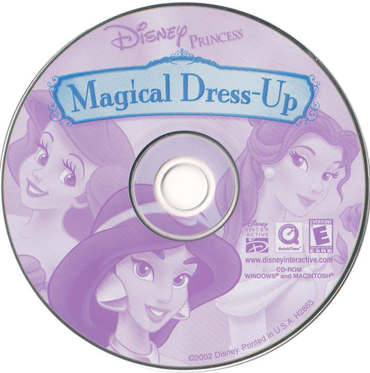 Disney Princess Magical Dress Up Microsoft Windows PC CD-PC Gamez USA