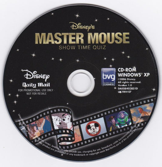 Disney Trivia Challenge Microsoft Windows PC CD-PC Gamez USA