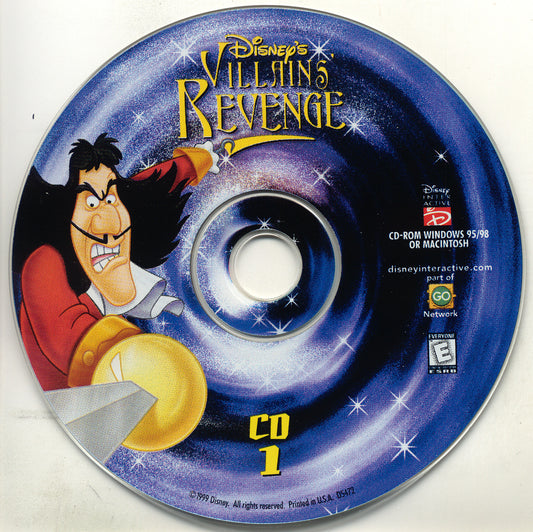 Disney Villains Revenge Disc 1-2 Microsoft Windows PC CD-PC Gamez USA