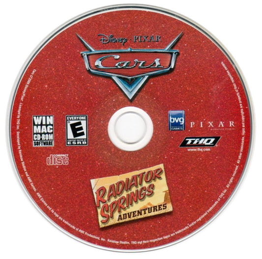 Disney•Pixar Cars Radiator Springs Adventures Microsoft Windows PC CD-PC Gamez USA