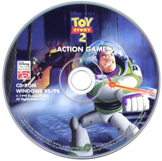 Disney•Pixar Toy Story 2: Buzz Lightyear to the Rescue! Microsoft Windows PC CD-PC Gamez USA