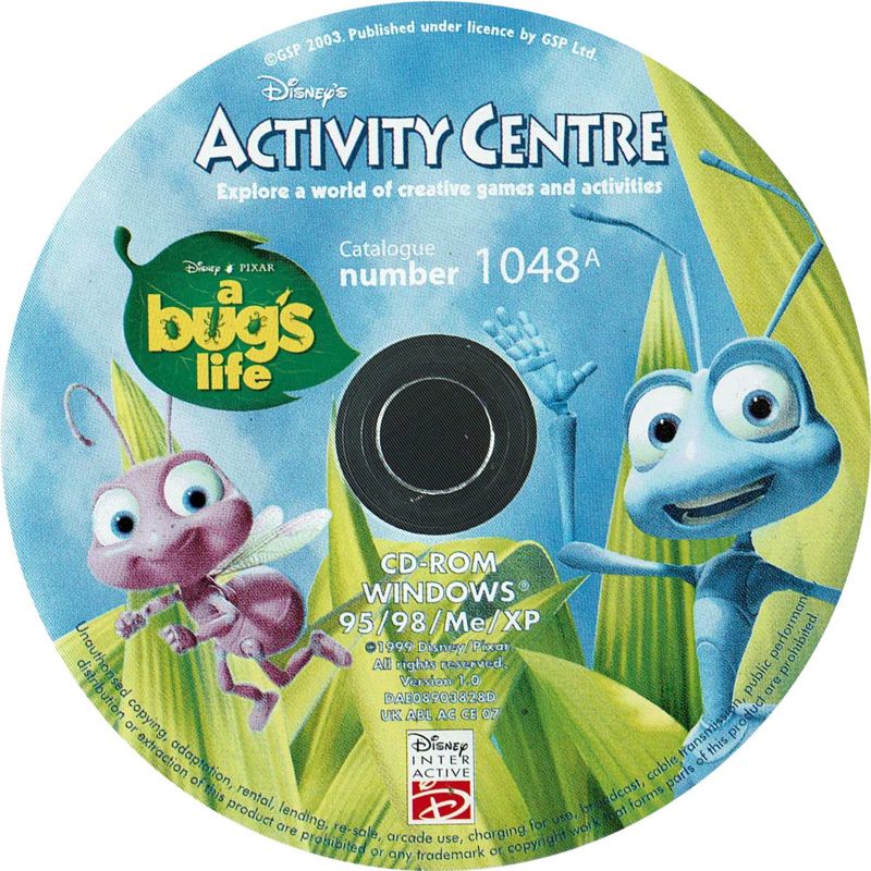 Disney Pixar A Bug's Life Active Play Microsoft Windows PC CD-PC Gamez USA