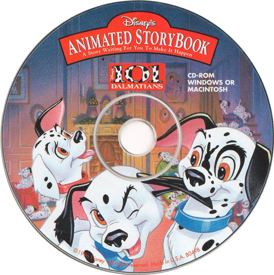 Disney's Animated Storybook 101 Dalmatians Microsoft Windows PC CD-PC Gamez USA