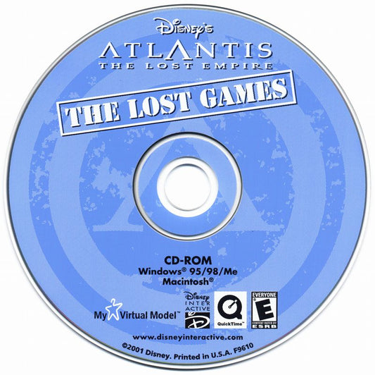 Disney's Atlantis: The Lost Empire - The Lost Games Microsoft Windows PC CD-PC Gamez USA