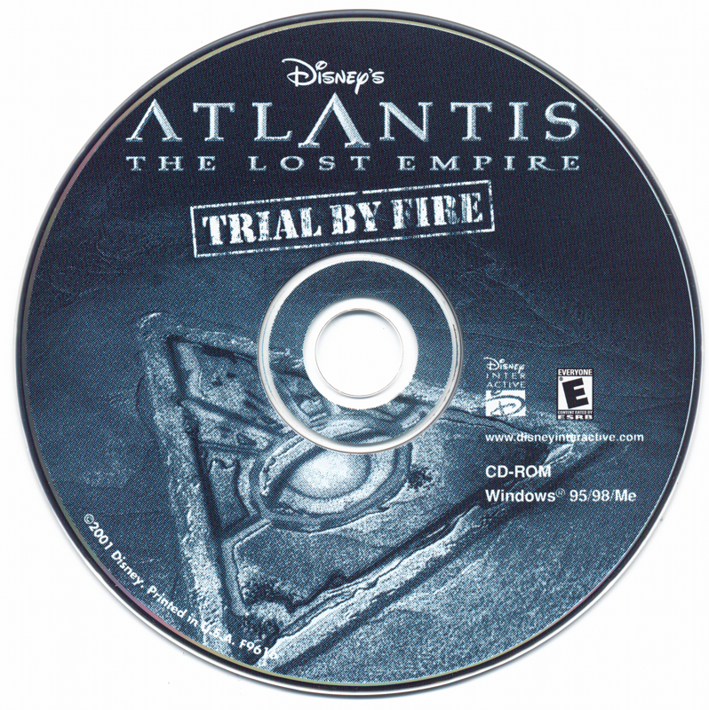 Disney's Atlantis The Lost Empire Trial By Fire Microsoft Windows PC CD-PC Gamez USA