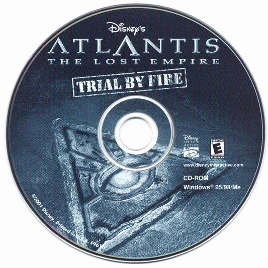 Disney's Atlantis The Lost Empire Trial By Fire Microsoft Windows PC CD-PC Gamez USA