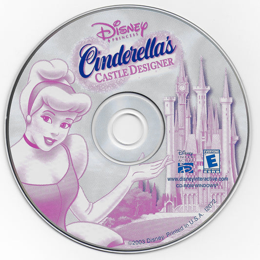 Disney's Cinderella's Castle Designer Microsoft Windows PC CD-PC Gamez USA