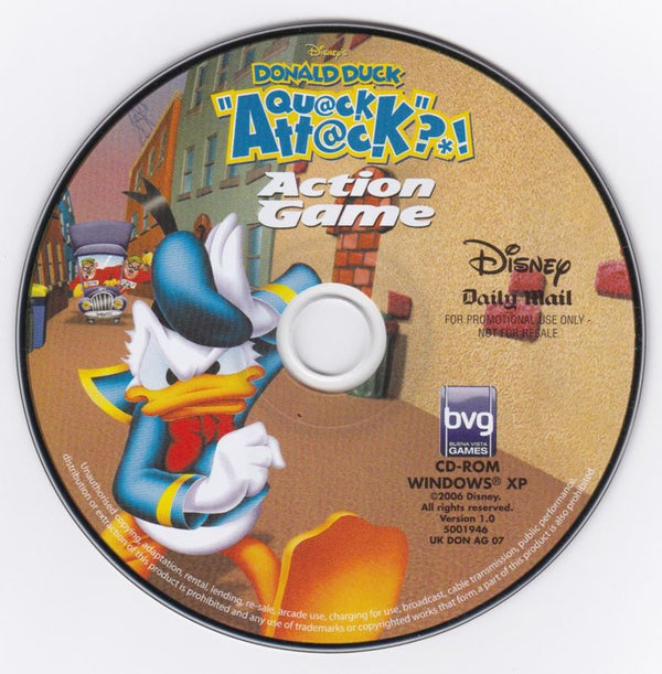 Disney's Donald Duck Goin' Quackers Microsoft Windows PC CD-PC Gamez USA