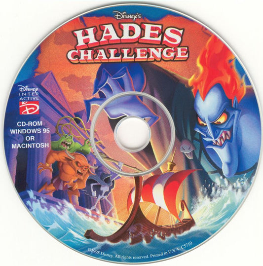 Disney's Hades Challenge Microsoft Windows PC CD-PC Gamez USA