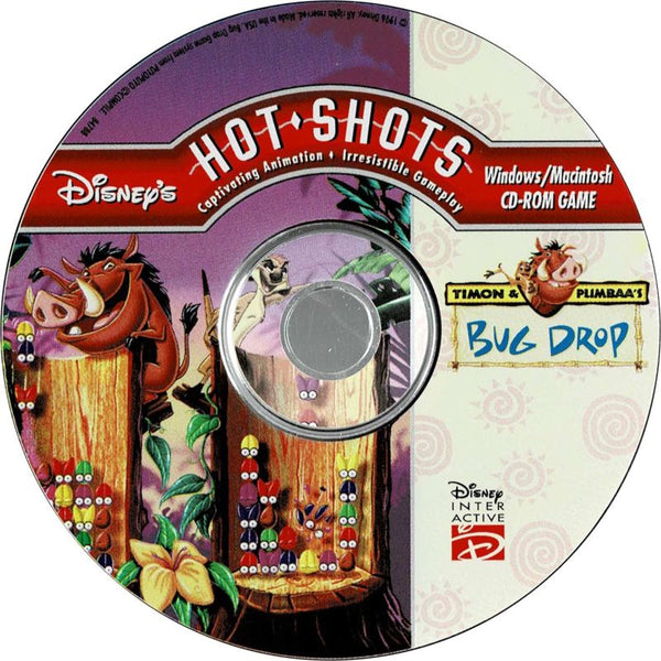 Disney's Hot Shots Timon and Pumbaa's Bug Drop Microsoft Windows PC CD by PC Gamez USA
