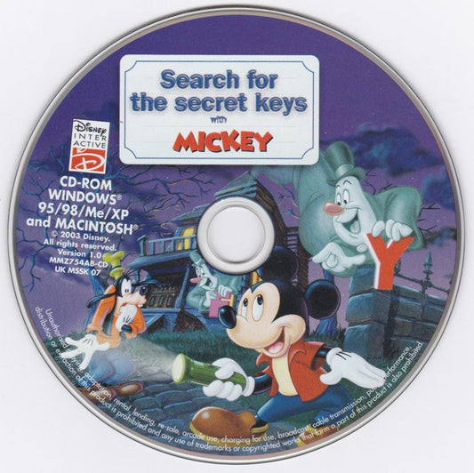 Disney's Learning Adventure - Search for the Secret Keys Microsoft Windows PC CD-PC Gamez USA