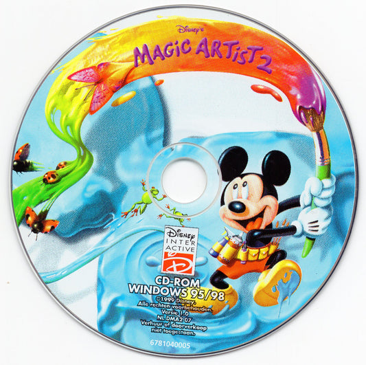 Disney's Magic Artist 2 Microsoft Windows PC CD-PC Gamez USA