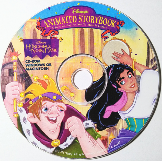 Disney's The Hunchback of Notre Dame Animated StoryBook Microsoft Windows PC CD-PC Gamez USA