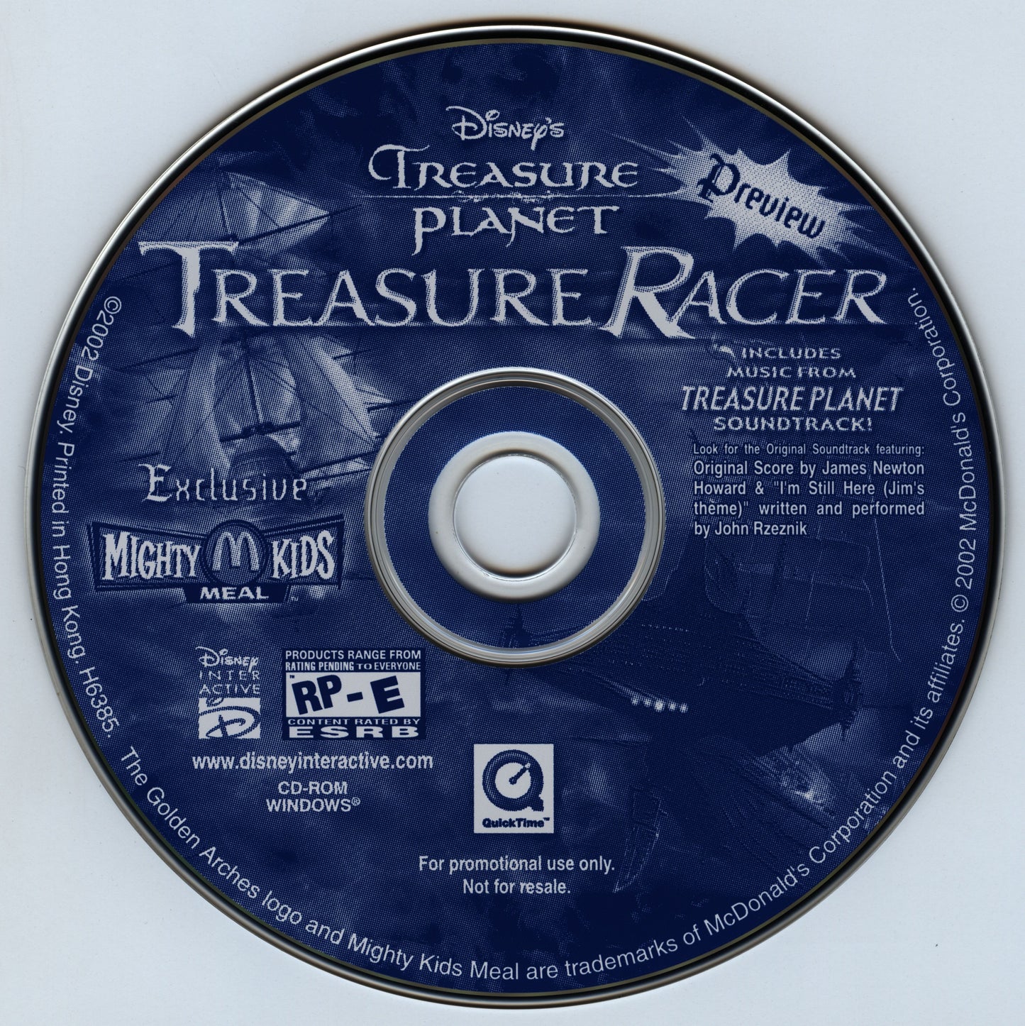 Disney's Treasure Planet - Treasure Racer Microsoft Windows PC CD-PC Gamez USA