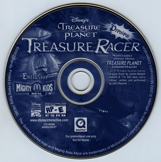 Disney's Treasure Planet - Treasure Racer Microsoft Windows PC CD-PC Gamez USA