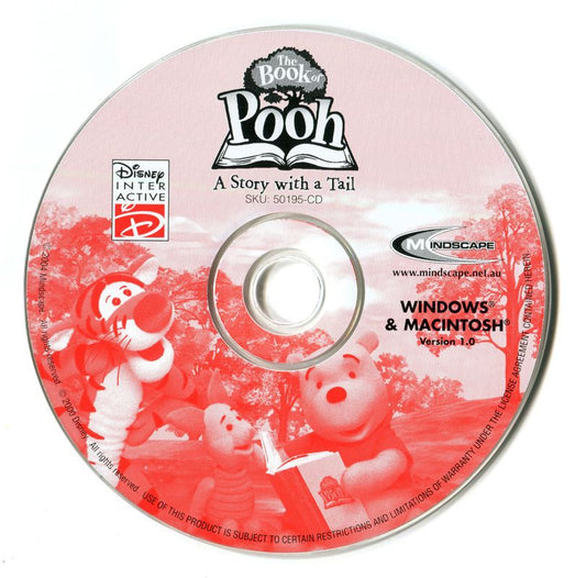 Disney The Book Of Pooh A Story Without a Tail Microsoft Windows PC CD-PC Gamez USA