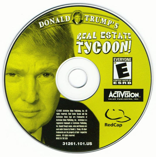 Donald Trump's Real Estate Tycoon Microsoft Windows PC CD-PC Gamez USA