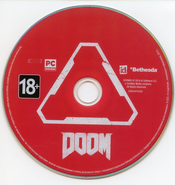 Doom 2016 Microsoft Windows PC DVD by PC Gamez USA