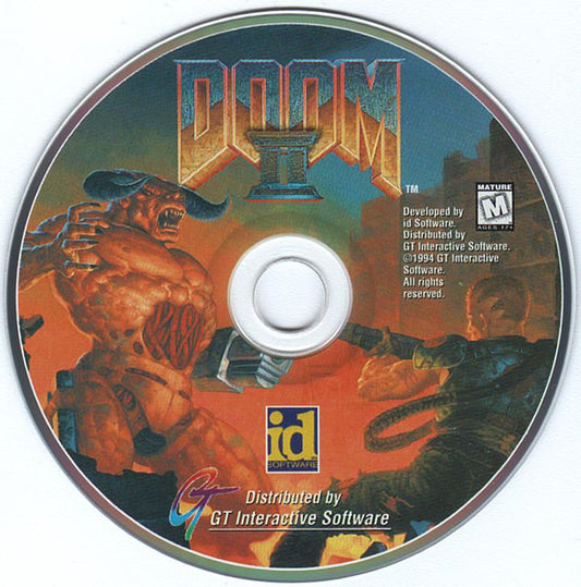 Doom II Microsoft Windows PC CD-PC Gamez USA