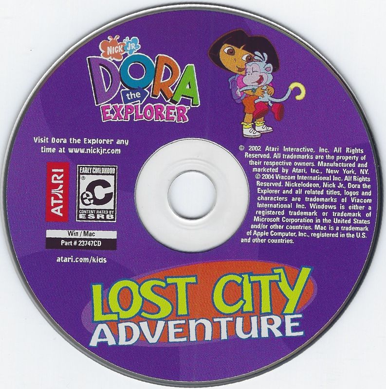 Dora the Explorer Lost City Adventure Microsoft Windows PC CD-PC Gamez USA