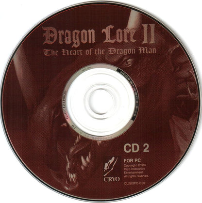 Dragon Lore II - The Heart of the Dragon Man Disc 1-3 Microsoft Windows PC CD-PC Gamez USA