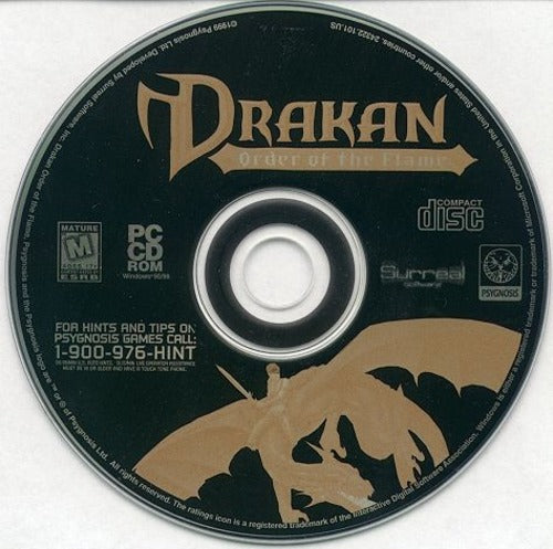 Drakan Order of the Flame Microsoft Windows PC CD-PC Gamez USA