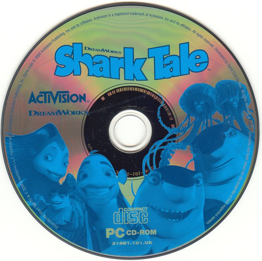 DreamWorks Shark Tale Fintastic Fun! Microsoft Windows PC CD-PC Gamez USA