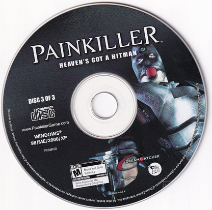 Painkiller Heaven's Got a Hitman Disc 1-3 Microsoft Windows PC CD-PC Gamez USA