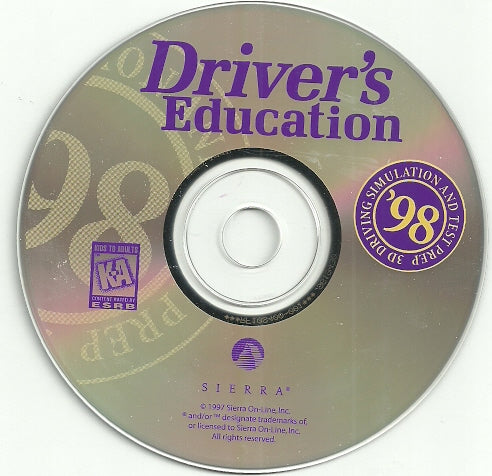 Driver's Education '98 Microsoft Windows PC CD-PC Gamez USA