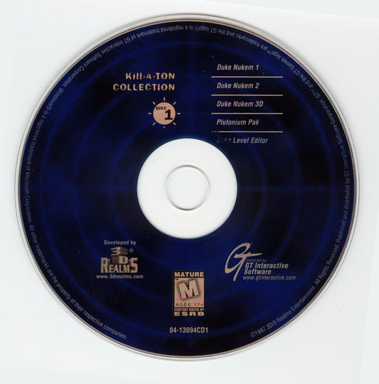 Duke Nukem 3D - Kill-A-Ton Collection Disc 1-3 Microsoft Windows PC CD-PC Gamez USA