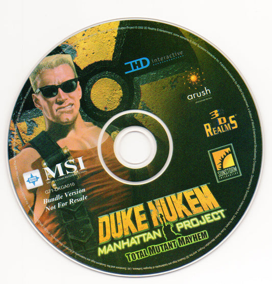 Duke Nukem Manhattan Project Total Mutant Mayhem Microsoft Windows PC CD-PC Gamez USA