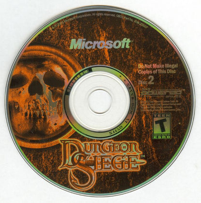 Dungeon Siege Disc 1-2 2002 Microsoft Windows UbiSoft Square Enix PC CD-PC Gamez USA