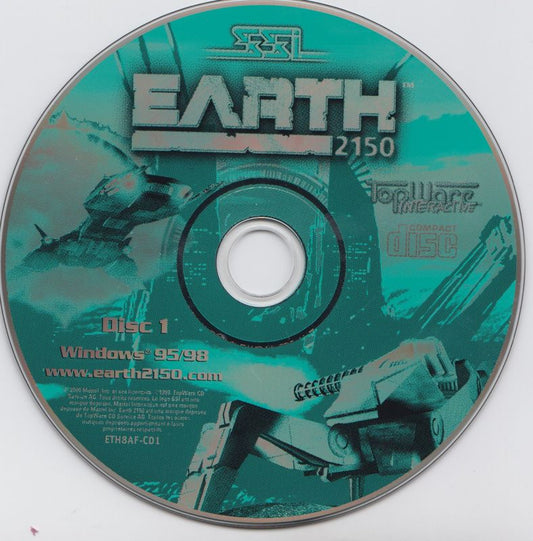 Earth 2150 Disc 1-2 Microsoft Windows PC CD-PC Gamez USA