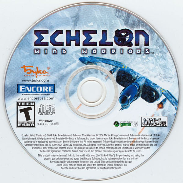 Echelon: Wind Warriors Microsoft Windows PC CD-PC Gamez USA