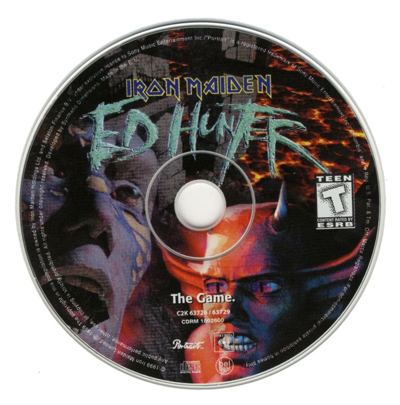 Ed Hunter Iron Maiden Disc 1-2 1999 Microsoft Windows PC CD EMI Synthetic-PC Gamez USA