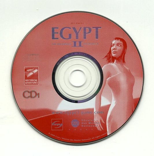 Egypt II The Heliopolis Prophecy Disc 1-2 Microsoft Windows PC CD-PC Gamez USA