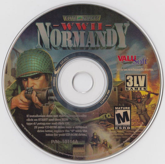 Elite Forces WWII Normandy Microsoft Windows PC CD-PC Gamez USA