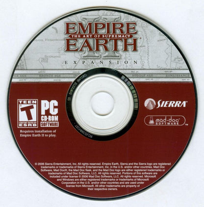 Empire Earth II - The Art of Supremacy Microsoft Windows PC CD-PC Gamez USA